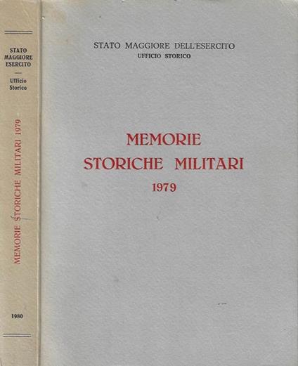 Memorie Storiche Militari 1979 - copertina