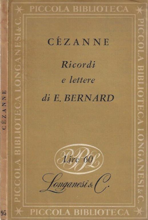 Cezanne. Ricordi e lettere - Émile Bernard - copertina