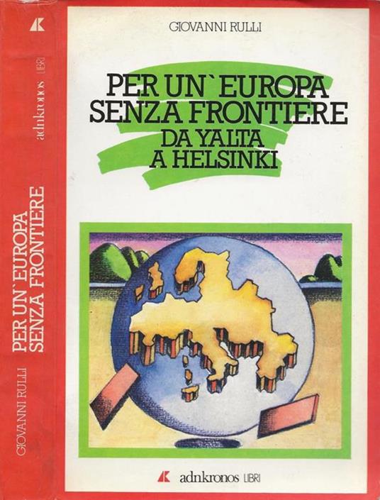 Per un'Europa senza frontiere - Giovanni Rulli - copertina