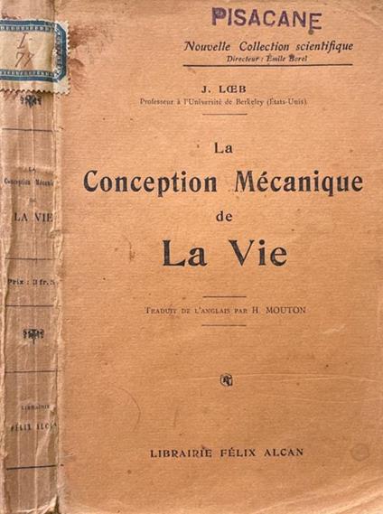 La Conception Mecanique de La Vie - copertina