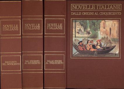 Novelle italiane Vol. I - II - III - copertina