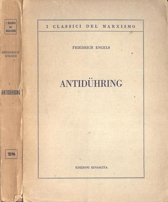 Antiduhring - Friedrich Engels - copertina
