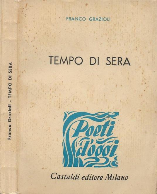 Tempo di sera - Franco Grazioli - copertina