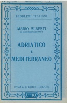 Adriatico e Mediterraneo - Mario Alberti - copertina
