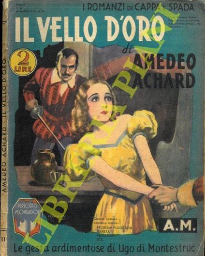 Il vello d'oro - Amédée Achard - copertina