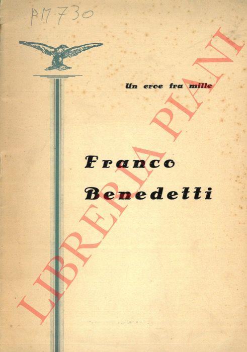 Franco Benedetti. Un eroe fra mille - copertina