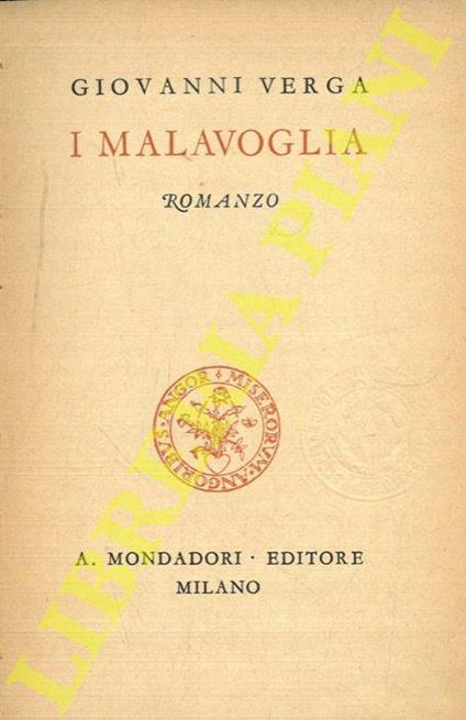 I Malavoglia - Giovanni Verga - copertina