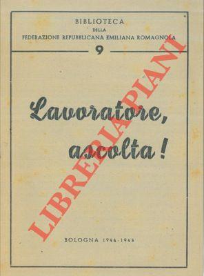 Lavoratore, ascolta! - copertina