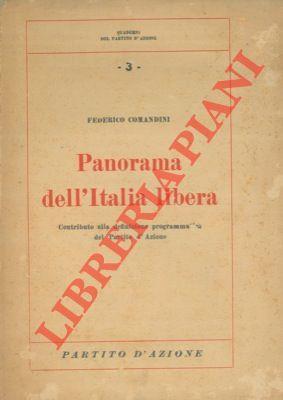 Panorama dell'Italia libera. Contributo alla definizione programmatica del Partito d'Azione - Federico Comandini - copertina