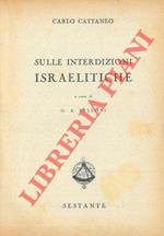 Sulle interdizioni israelitiche