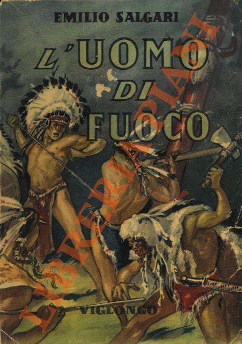 L' uomo di fuoco - Emilio Salgari - copertina