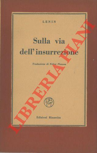 Sulla via dell'insurrezione - Lenin - copertina