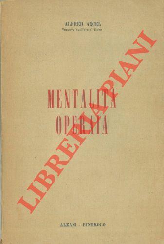 Mentalità operaia - Alfred Ancel - copertina