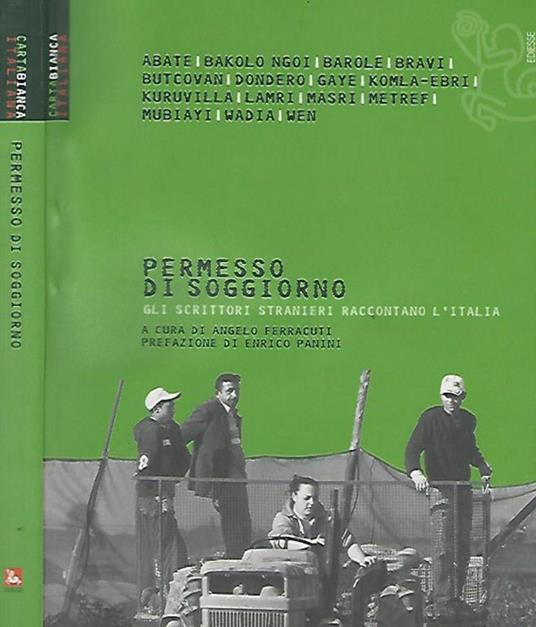 Permesso di soggiorno: gli scrittori stranieri raccontano l'Italia - copertina