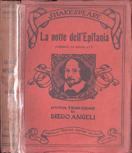 La notte dell' Epifania - William Shakespeare - copertina