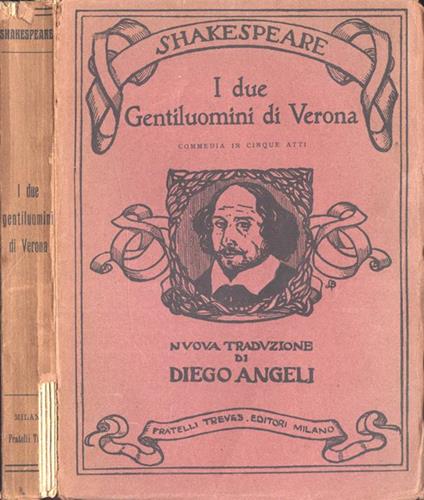 I due gentiluomini di Verona - William Shakespeare - copertina