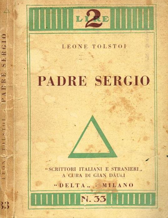 Padre Sergio - Lev Tolstoj - copertina