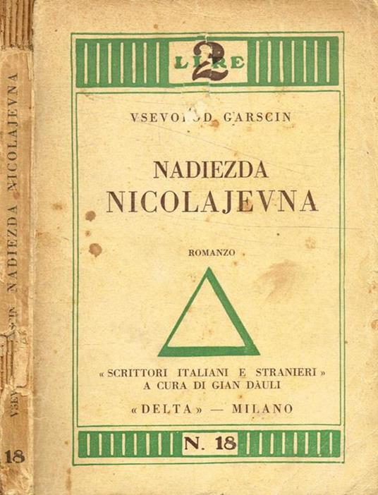 Nadiezda Nicolajevna - Vsevolod Garscin - copertina