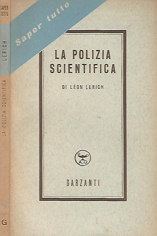 La polizia scientifica - Leon Lerich - copertina