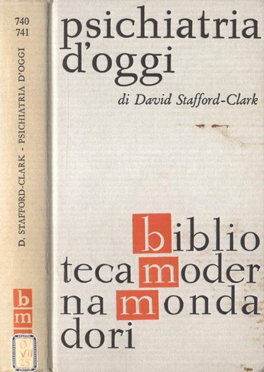 Psichiatria d' oggi - David Clark - copertina