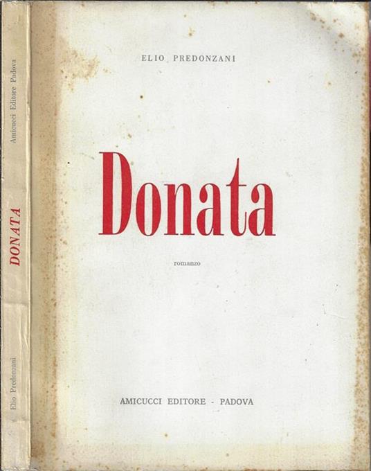 Donata - Elio Predonzani - copertina