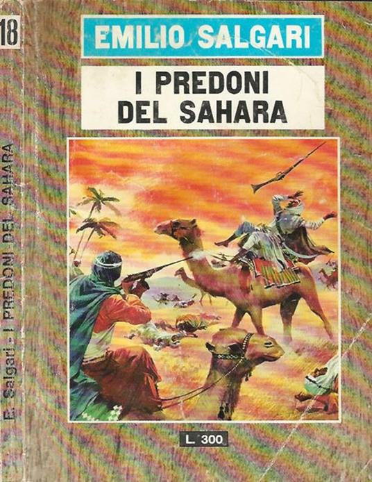 I predoni del Sahara - Emilio Salgari - copertina
