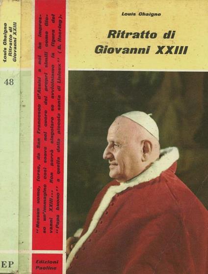 Ritratto di Giovanni XXIII - Louis Chaigne - copertina