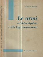 Le armi nel diritto di polizia e nelle leggi complementari