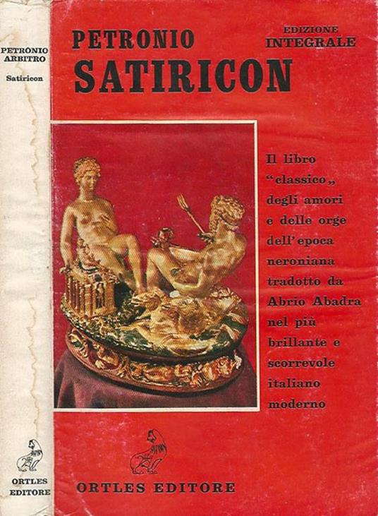 Il Satiricon - Arbitro Petronio - copertina