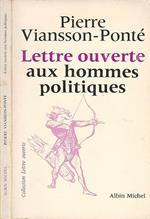 Lettre ouverte aux hommes politiques