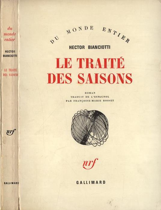 Le traitè des saisons - Hector Bianciotti - copertina