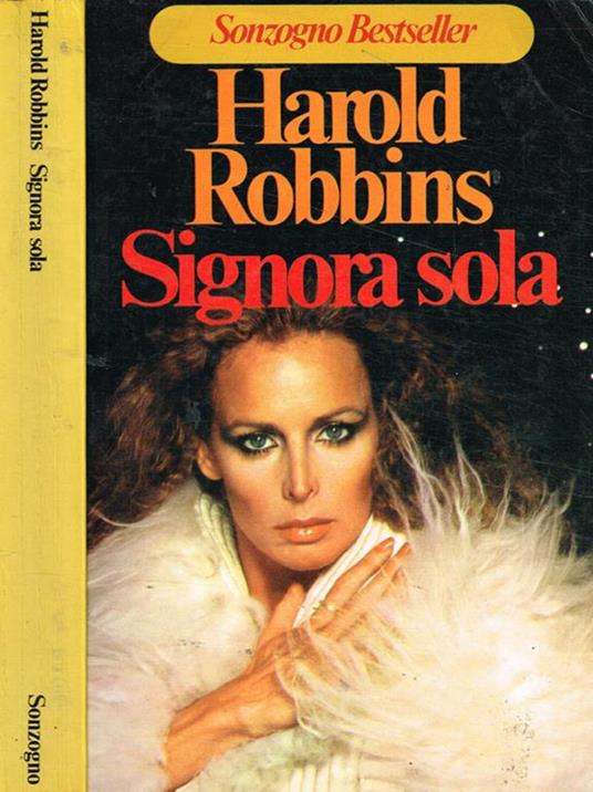 Signora sola - Harold Robbins - copertina