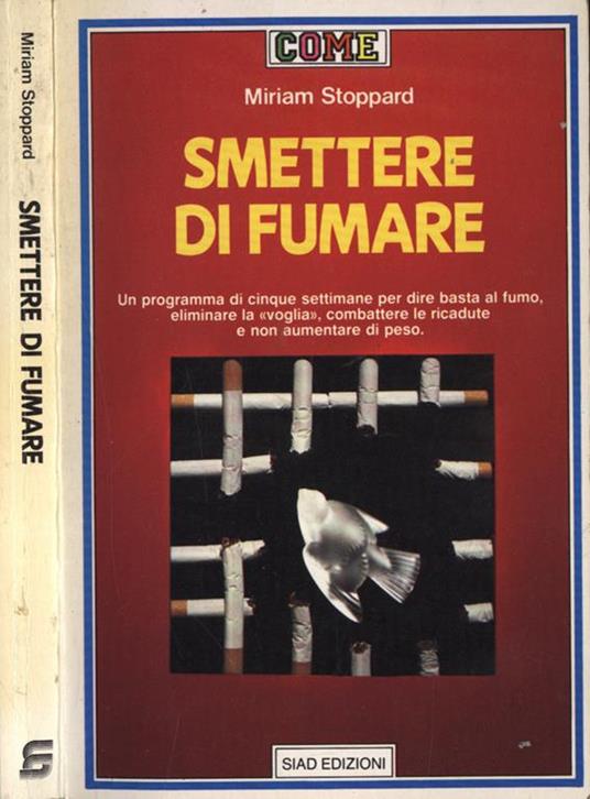 Smettere di fumare - Miriam Stoppard - copertina