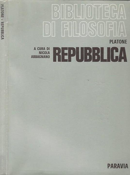 Repubblica - Platone - copertina