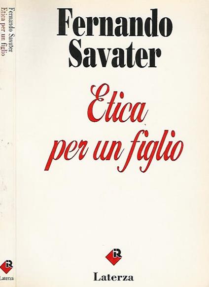 Etica per un figlio - Fernando Savater - copertina