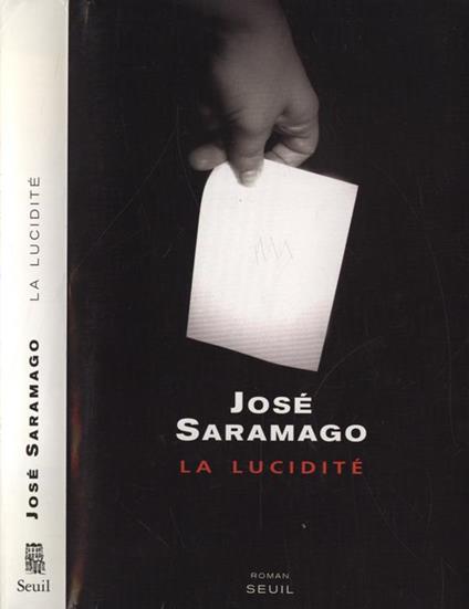 La luciditè - José Saramago - copertina