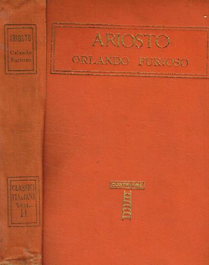 Orlando furioso. Con un discorso di Vincenzo Gioberti - Ludovico Ariosto - copertina