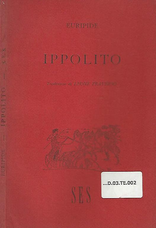 Ippolito - Euripide - copertina