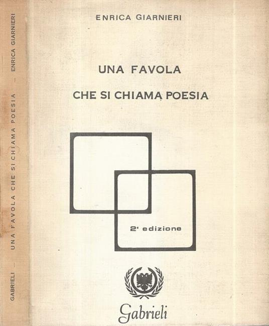 Una favola che si chiama poesia - Enrica Giarnieri - copertina