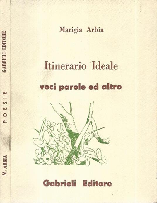 Itinerario ideale. Voci parole ed altro - Marigia Arbia - copertina