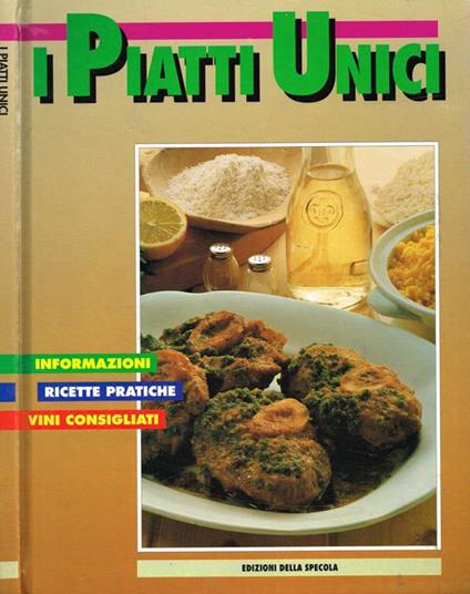 I piatti unici - copertina