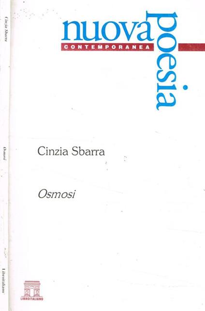Osmosi - Cinzia Sbarra - copertina