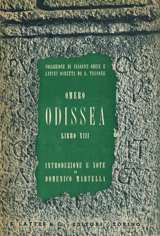 Odissea. Libro XIII - Omero - copertina
