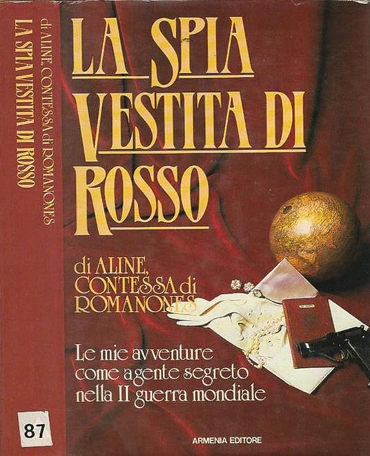 La spia vestita di rosso - Aline contessa di Romanores - copertina