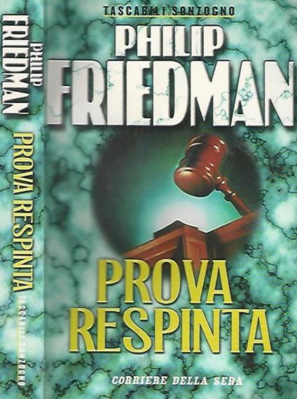 Prova respinta - Philip Friedman - copertina