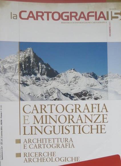 La cartografia: periodico di informazione cartografica: numero 15 (dicembre 2007) - copertina