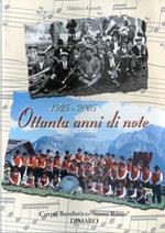 Corpo bandistico Sasso Rosso di Dimaro: 1925-2005 ottanta anni di note