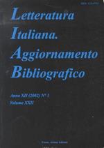 Letteratura italiana: aggiornamento bibliografico