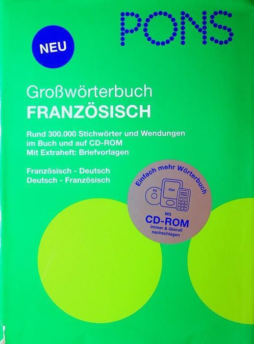 Pons: Grosswörterbuch: Französisch-Deutsch - Deutsch-Französisch + Extraheft französisch Aktiv - copertina