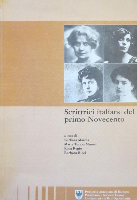 Scrittrici italiane del primo Novecento - Barbara Marola - copertina